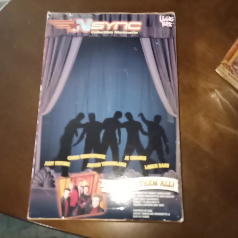 Vintage Pair of Justin Timberlake Y2K NSYNC Collectible Marionettes Living toysz